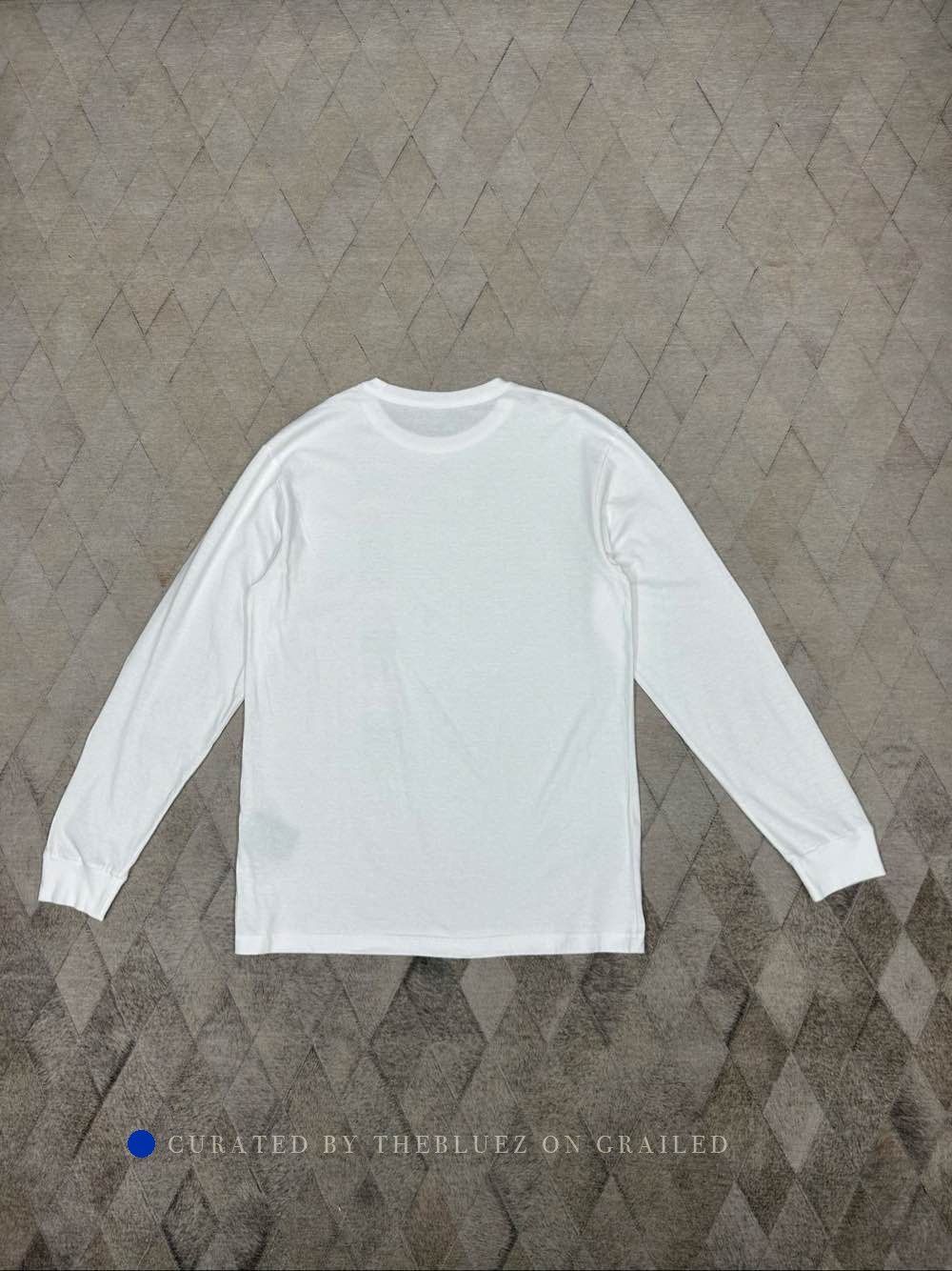 Dior Logo Print Long Sleeve T-Shirt in White Size US XXL / EU 58 / 5 - 2 Thumbnail