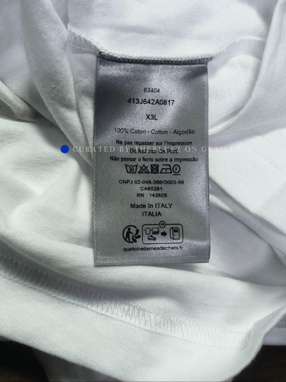 Dior Rainbow Logo Long Sleeve Tee in White Size US XXL / EU 58 / 5 - 4 Thumbnail