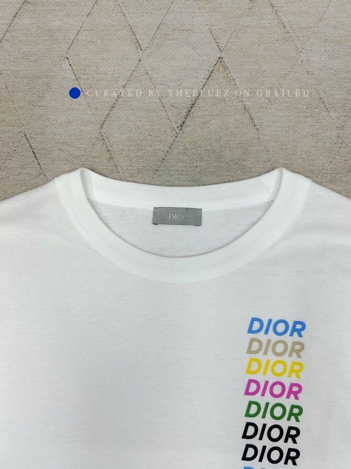 Dior Dior Logo Long Sleeve T-Shirt Size US S / EU 44-46 / 1 - 5 Thumbnail