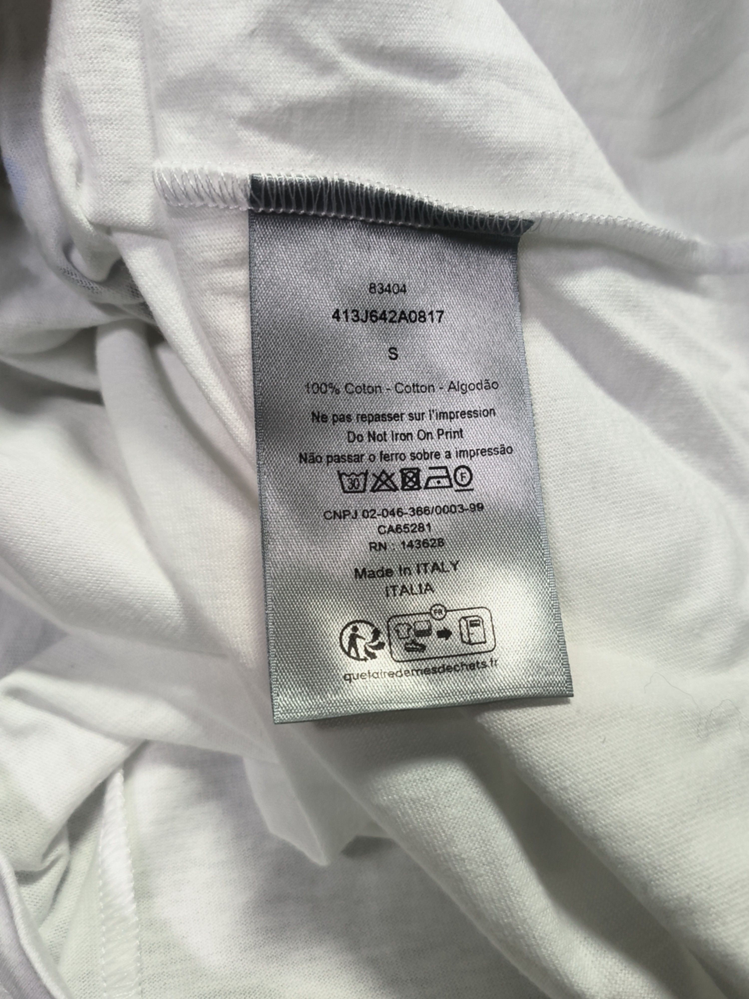 Dior Dior Logo Long Sleeve T-Shirt Size US S / EU 44-46 / 1 - 4 Thumbnail