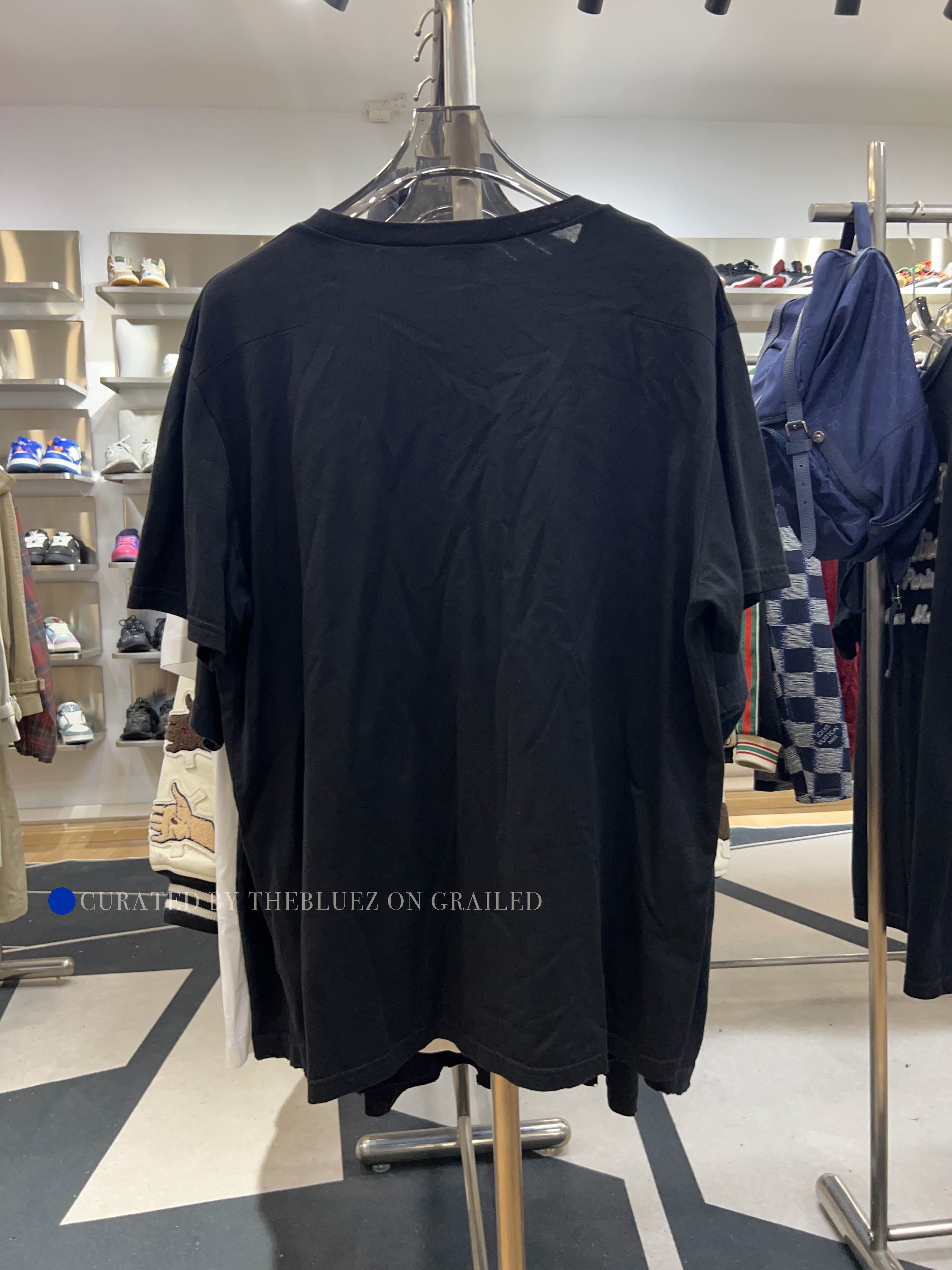 Dior Black Bee Embroidery Cotton T-Shirt Size US XXL / EU 58 / 5 - 2 Thumbnail