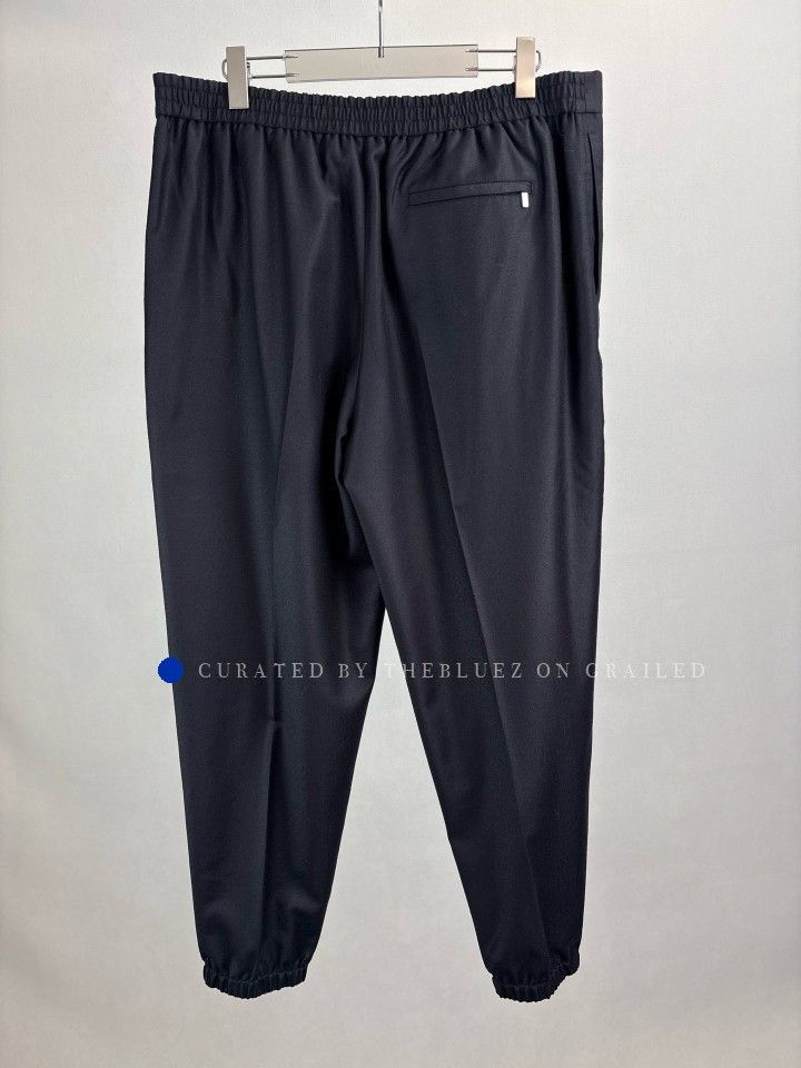 Dior Chic Black Virgin Wool Casual Pants Size US 40 / EU 56 - 2 Thumbnail