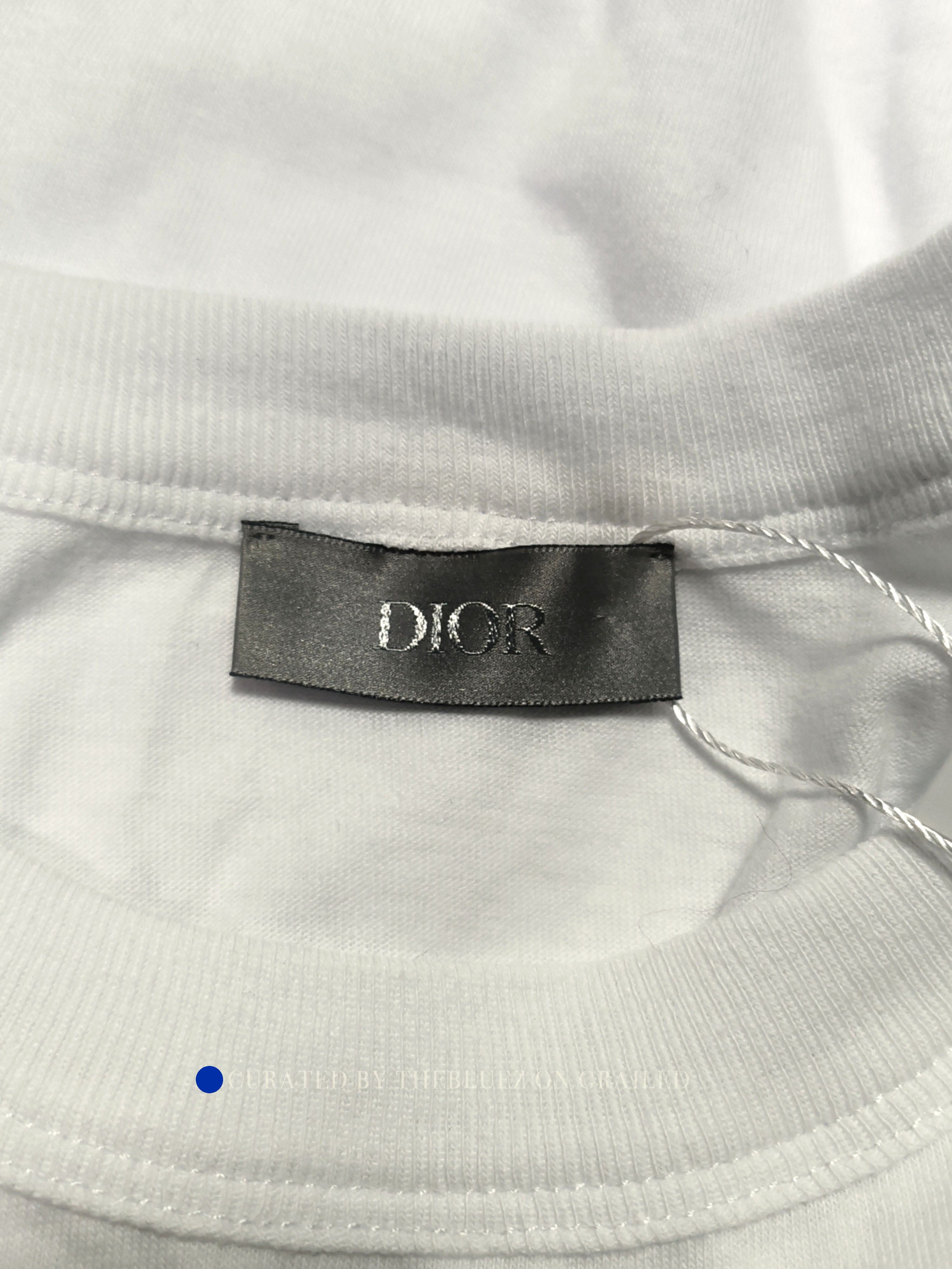 Dior Rainbow Logo Long Sleeve Tee in White Size US XXL / EU 58 / 5 - 3 Thumbnail
