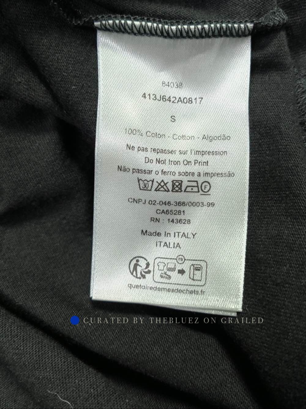 Dior Logo Column Long Sleeve T-Shirt Size US S / EU 44-46 / 1 - 4 Thumbnail