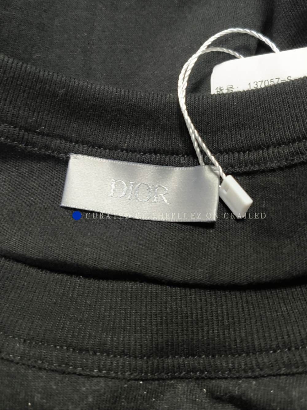 Dior Logo Column Long Sleeve T-Shirt Size US S / EU 44-46 / 1 - 3 Thumbnail