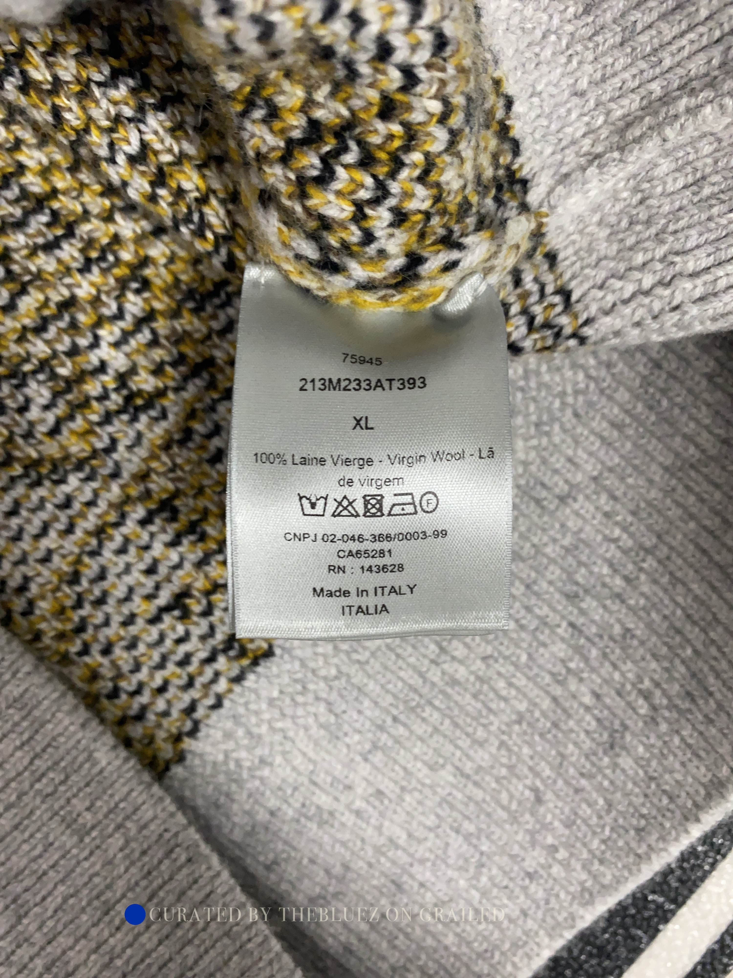 Dior Stylish Beige Monogram Cardigan in XL Size US XL / EU 56 / 4 - 4 Thumbnail