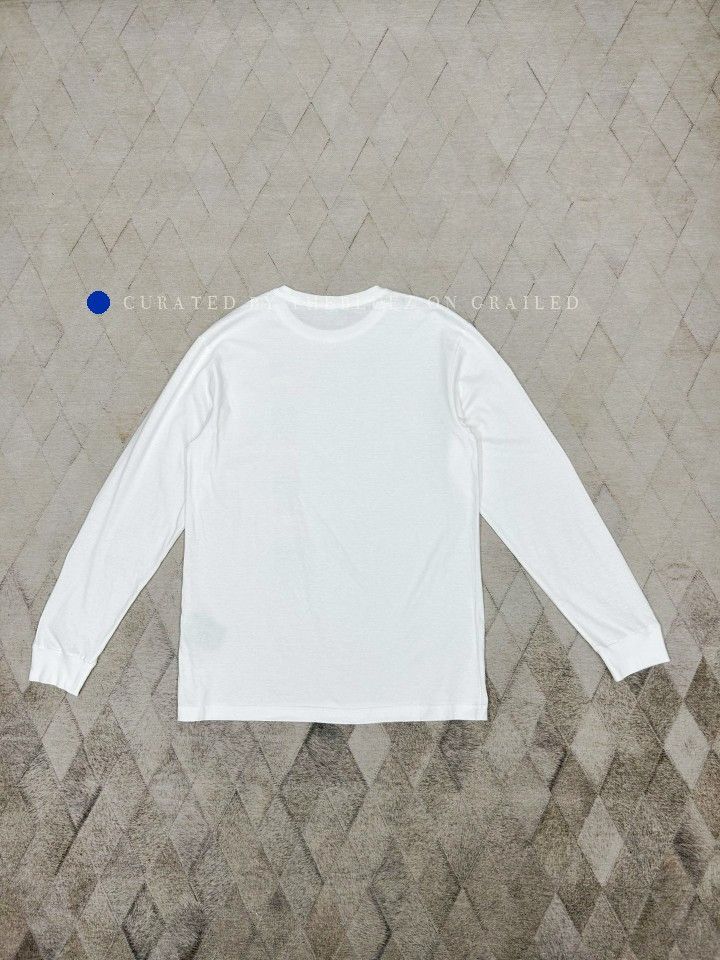 Dior Logo Print Long Sleeve T-Shirt in White Size US L / EU 52-54 / 3 - 2 Thumbnail