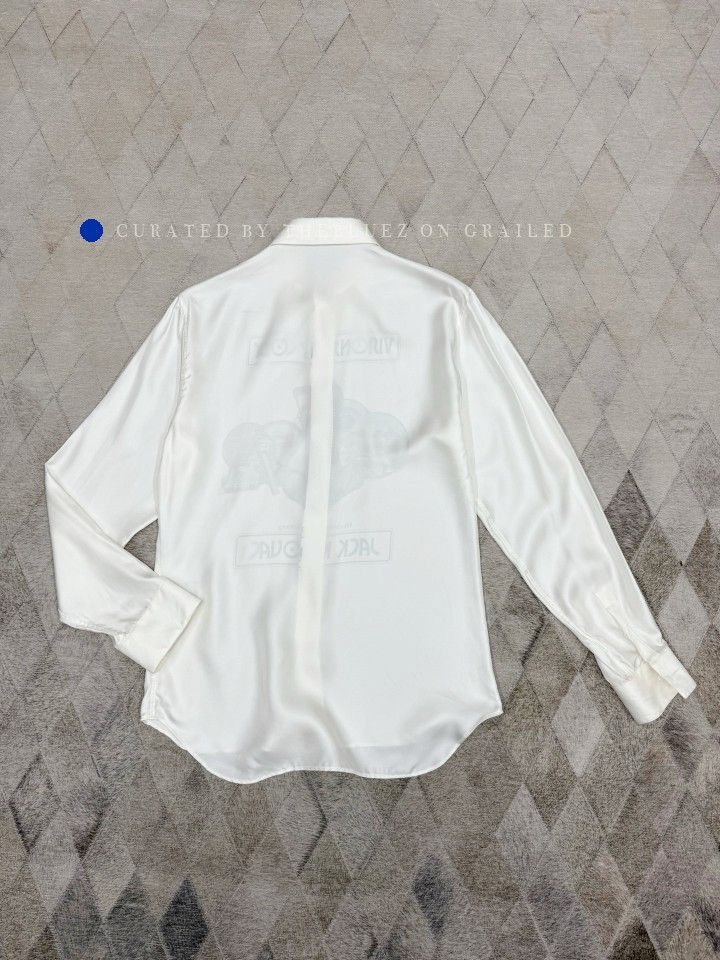 Dior Silk Shirt Inspired by Jack Kerouac Size US M / EU 48-50 / 2 - 2 Thumbnail