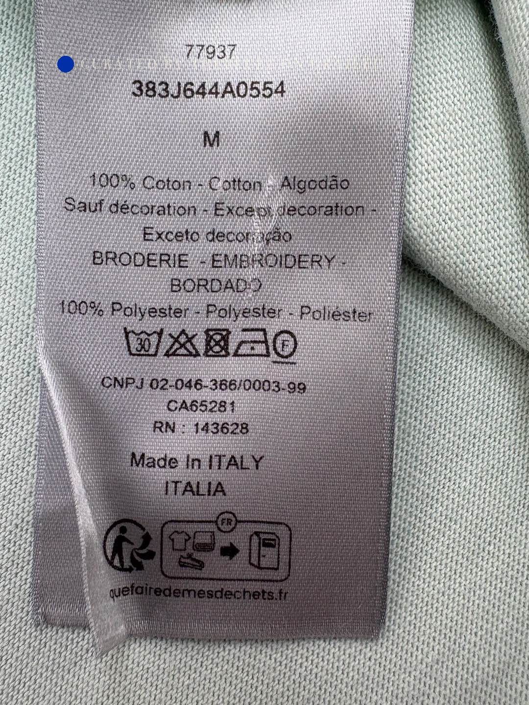 Dior Embroidered Logo Pocket Tee in Green Size US M / EU 48-50 / 2 - 4 Thumbnail