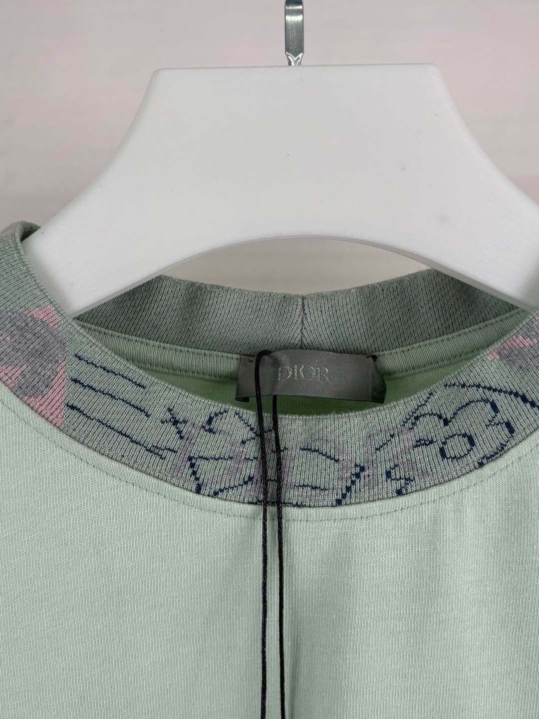 Dior Embroidered Logo Pocket Tee in Green Size US M / EU 48-50 / 2 - 5 Thumbnail
