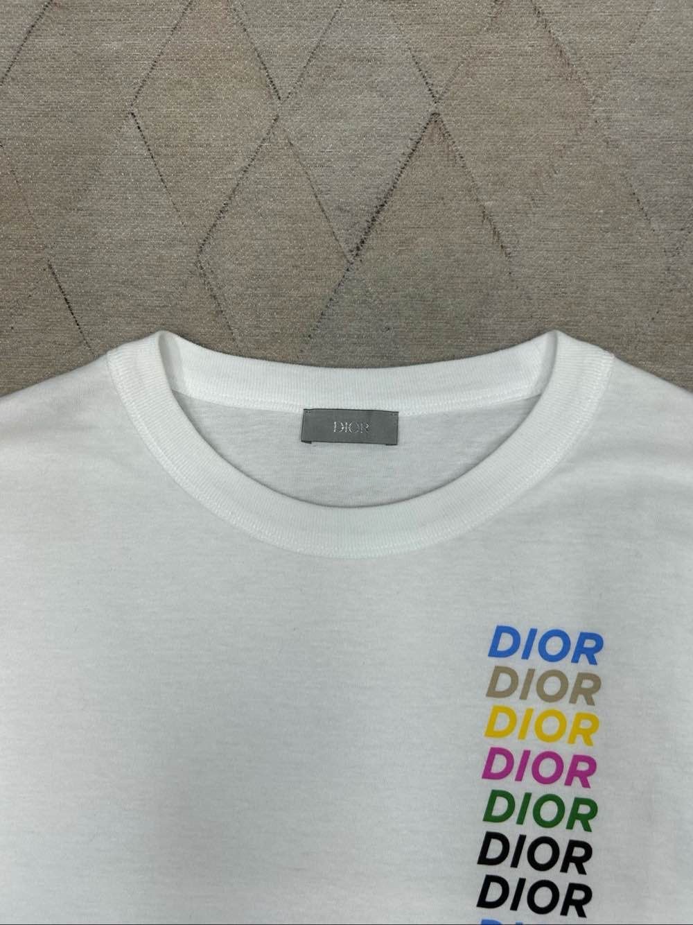 Dior Colorful Logo Long Sleeve Tee Size US S / EU 44-46 / 1 - 3 Thumbnail