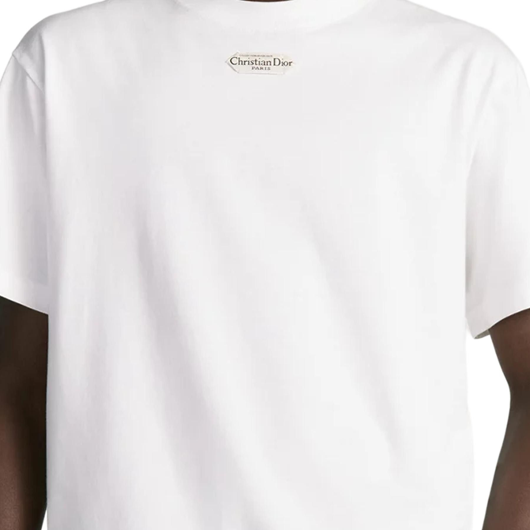 Dior Christian Dior Paris Patch Tee in White Size US XS / EU 42 / 0 - 12 Thumbnail