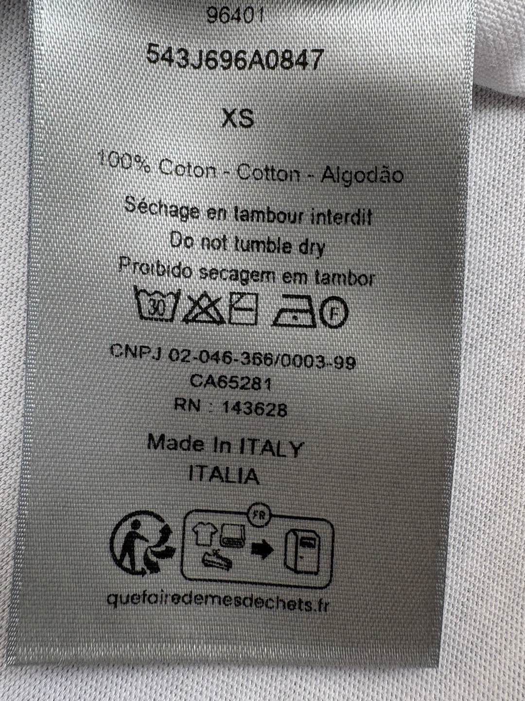 Dior Christian Dior Paris Patch Tee in White Size US XS / EU 42 / 0 - 4 Thumbnail