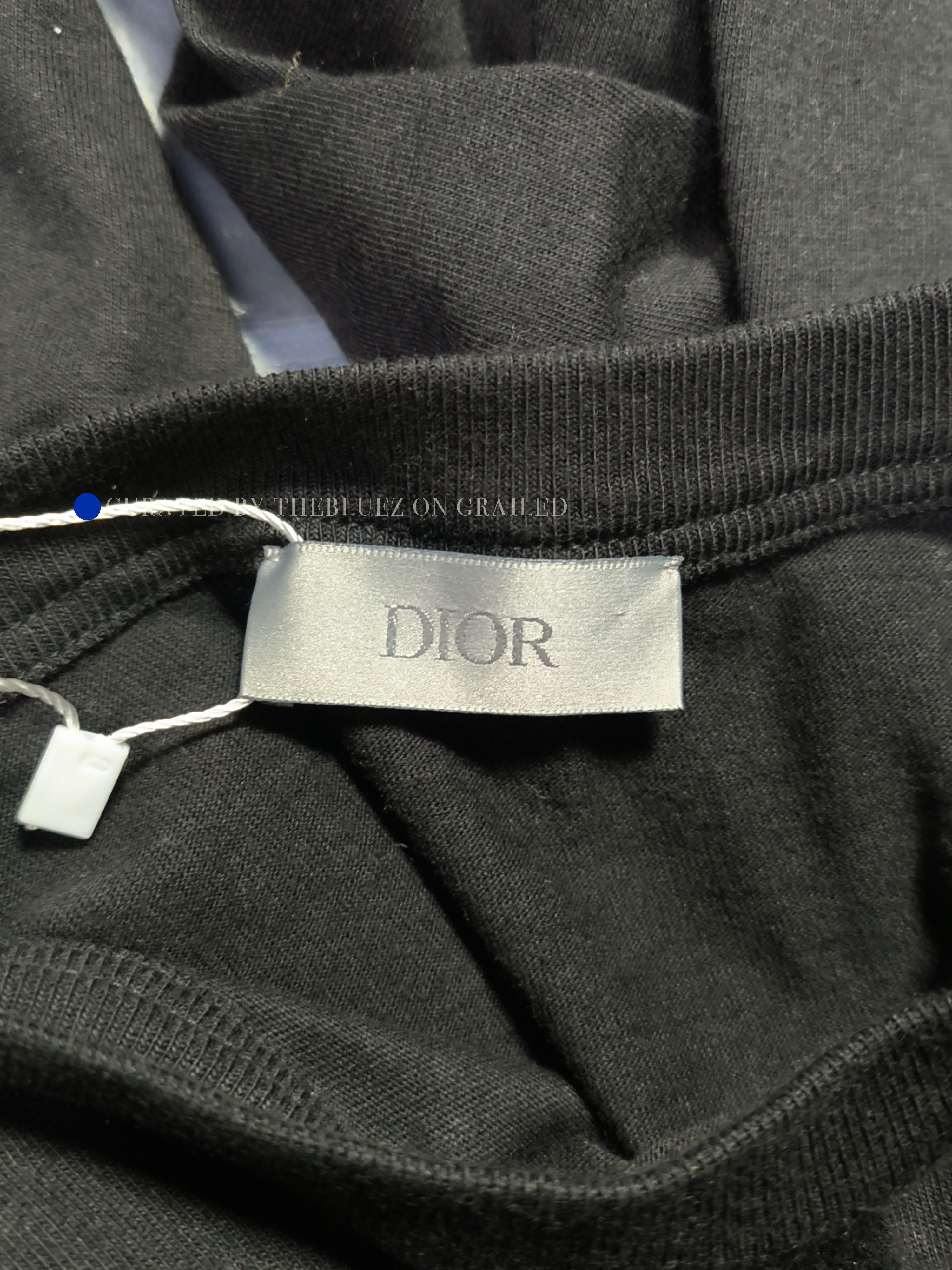 Dior Black Logo Print Long Sleeve T-Shirt Size US L / EU 52-54 / 3 - 3 Thumbnail