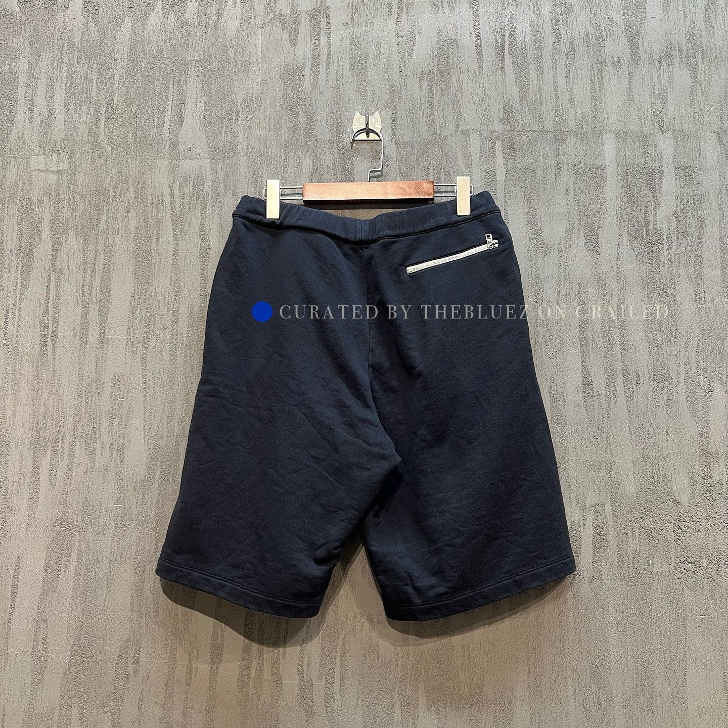 Prada Black Sweat Shorts with Logo Patch Size US 32 / EU 48 - 2 Thumbnail