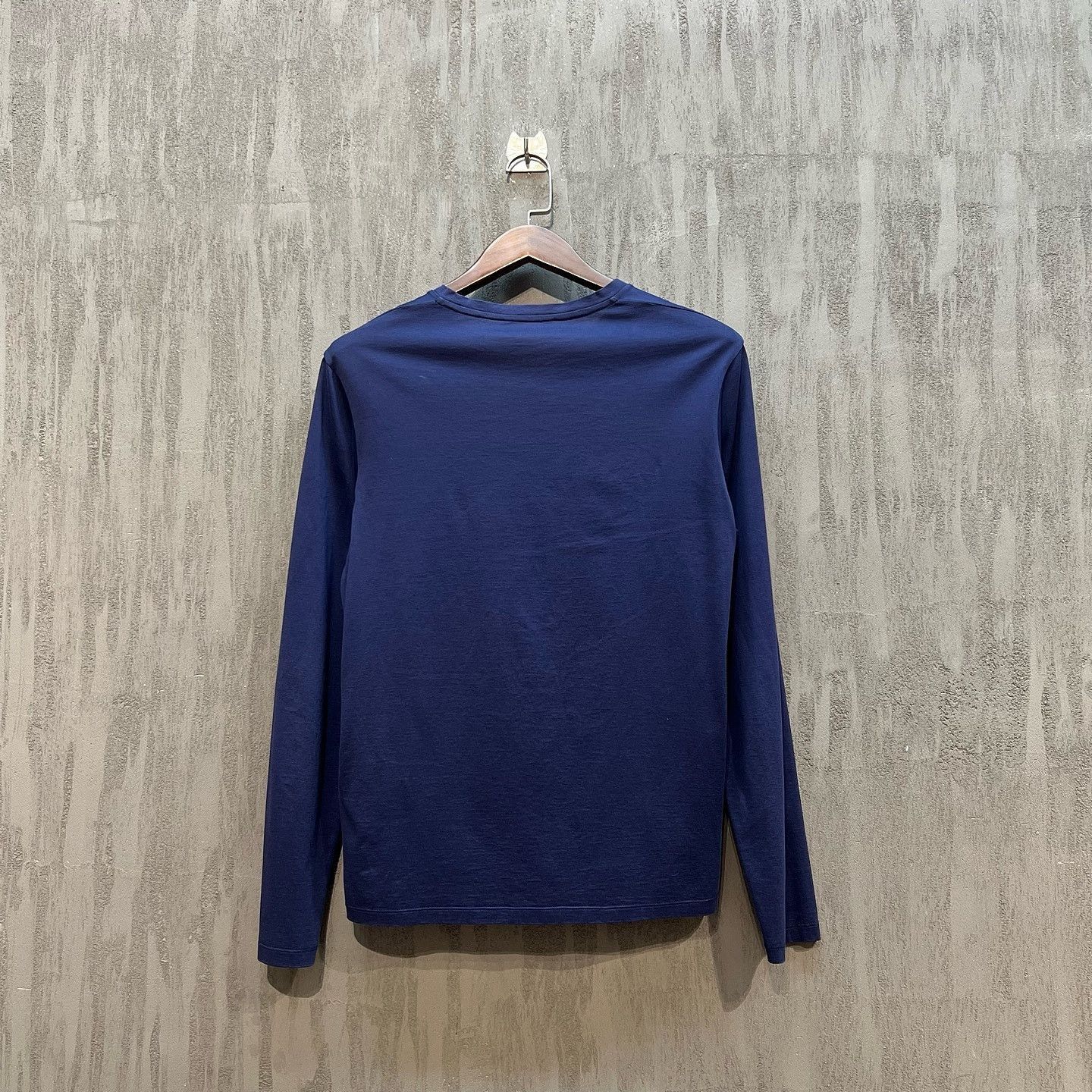 Prada Pocket Long Sleeve T-Shirt in Blue Size US S / EU 44-46 / 1 - 2 Thumbnail