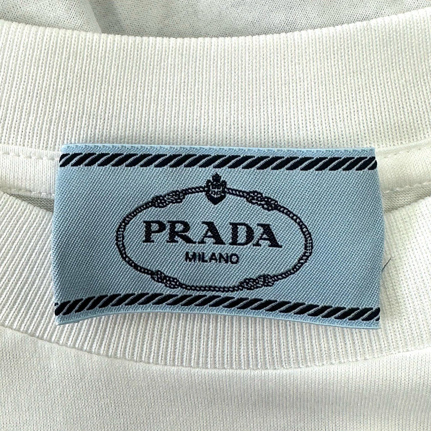 Prada Graphic Print Short Sleeve Tee Size US XS / EU 42 / 0 - 3 Thumbnail