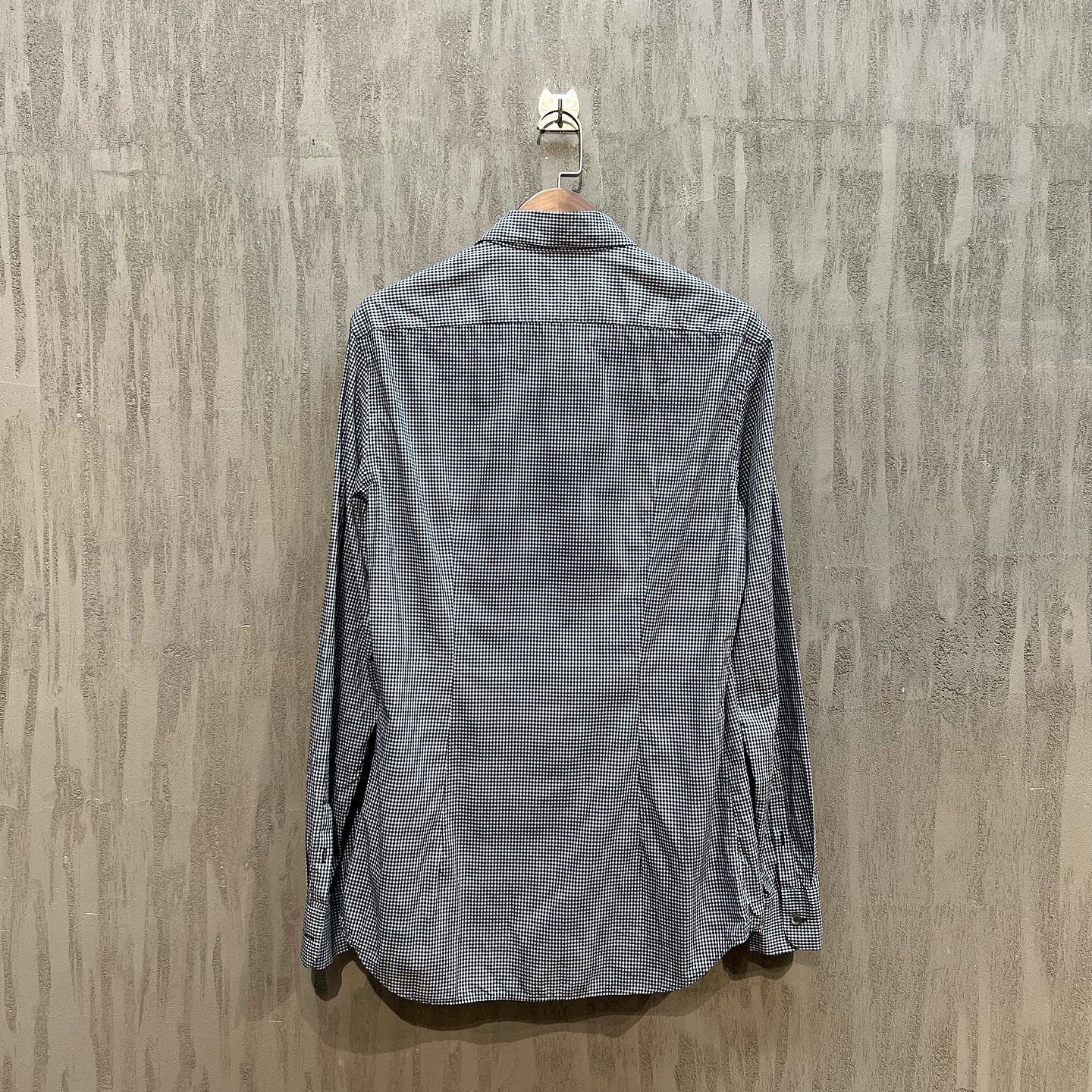 Prada Gingham Check Button Up Shirt in Blue Size US XL / EU 56 / 4 - 2 Thumbnail
