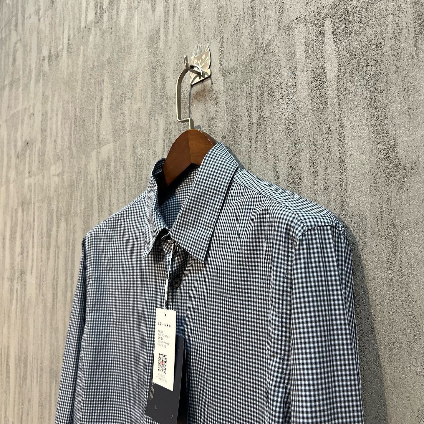 Prada Gingham Check Button Up Shirt in Blue Size US XL / EU 56 / 4 - 5 Thumbnail