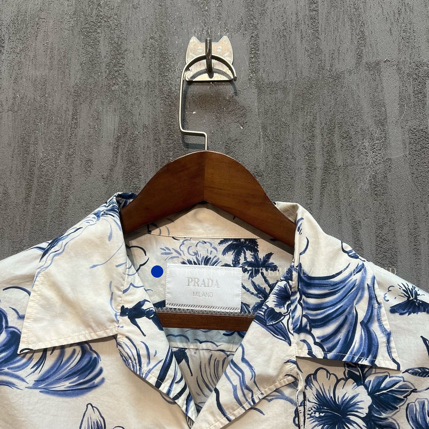 Prada Floral Wave Print Button-Up Shirt Size US XL / EU 56 / 4 - 6 Thumbnail