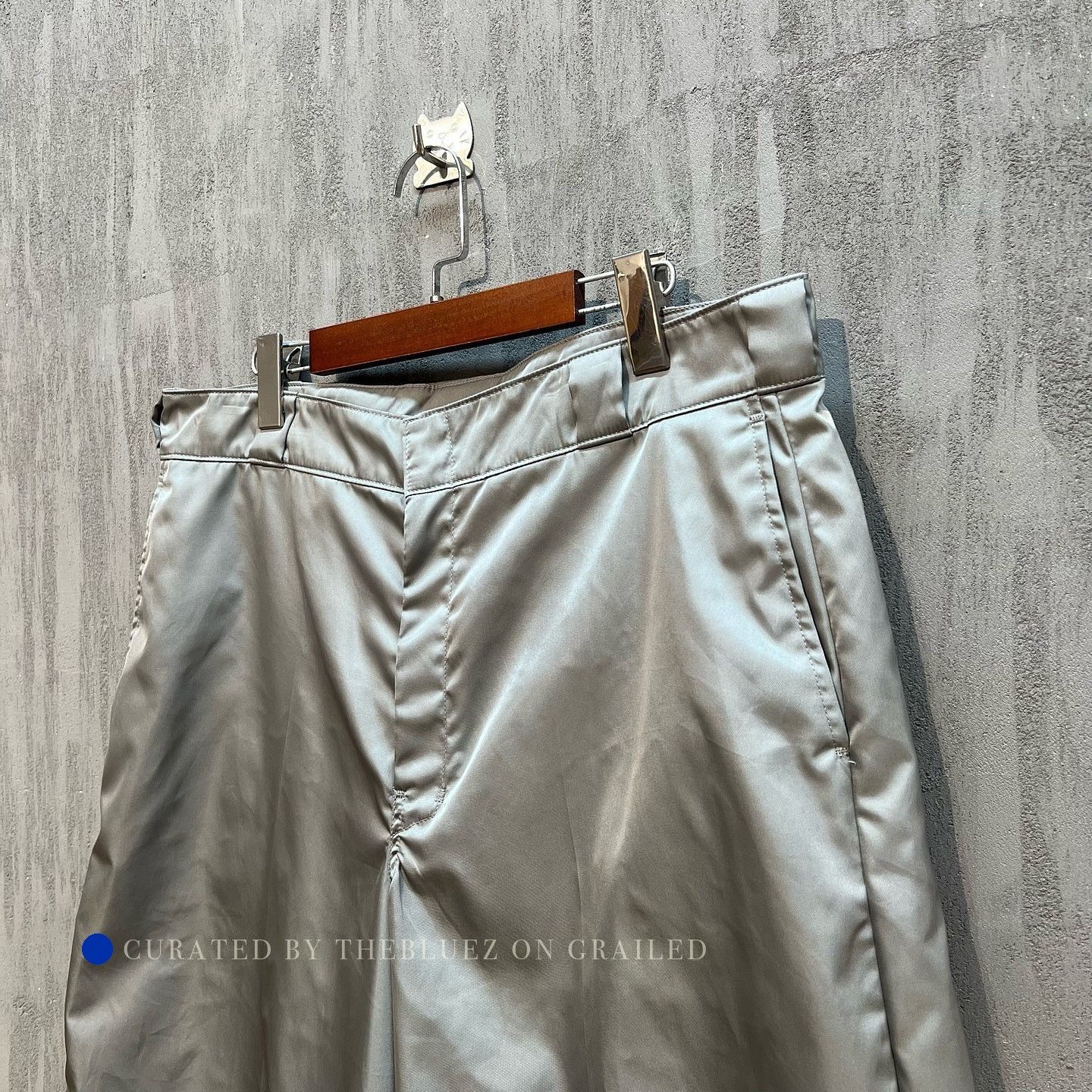 Prada Lightweight Gray Nylon Shorts Size 36 Size US 36 / EU 52 - 6 Thumbnail