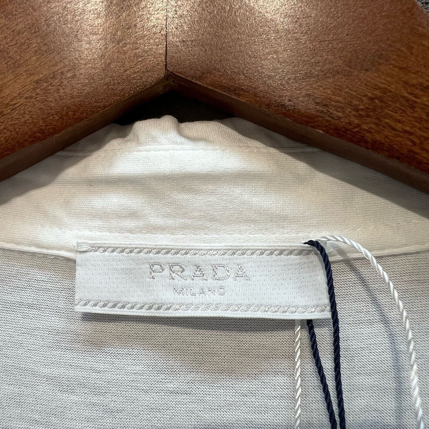 Prada Pocket Logo Polo Shirt in White Size US XXL / EU 58 / 5 - 3 Thumbnail