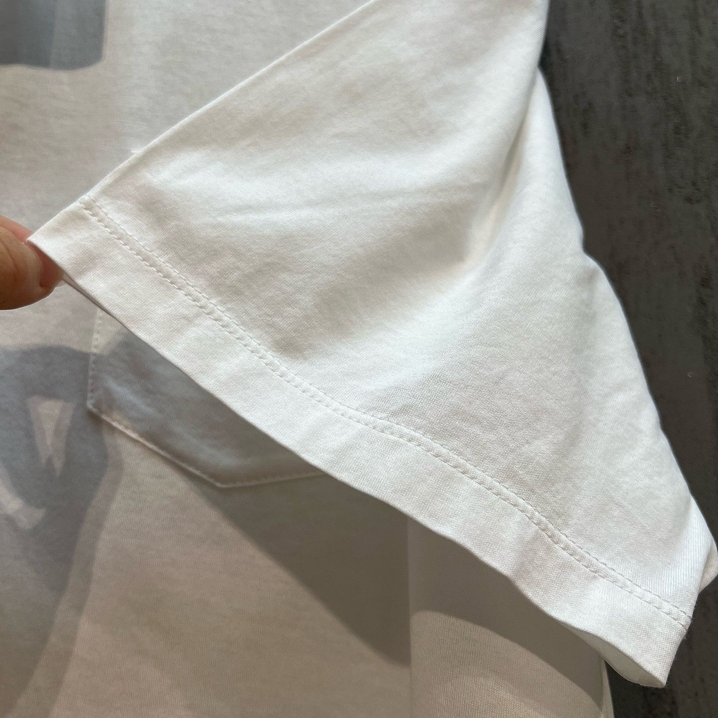 Prada Pocket Logo Polo Shirt in White Size US XXL / EU 58 / 5 - 9 Thumbnail