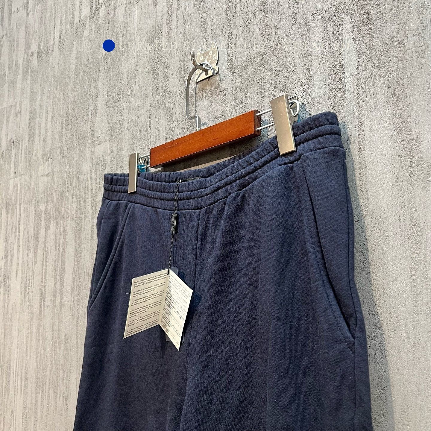 Prada Black Cotton Logo Patch Shorts Size US 32 / EU 48 - 7 Thumbnail