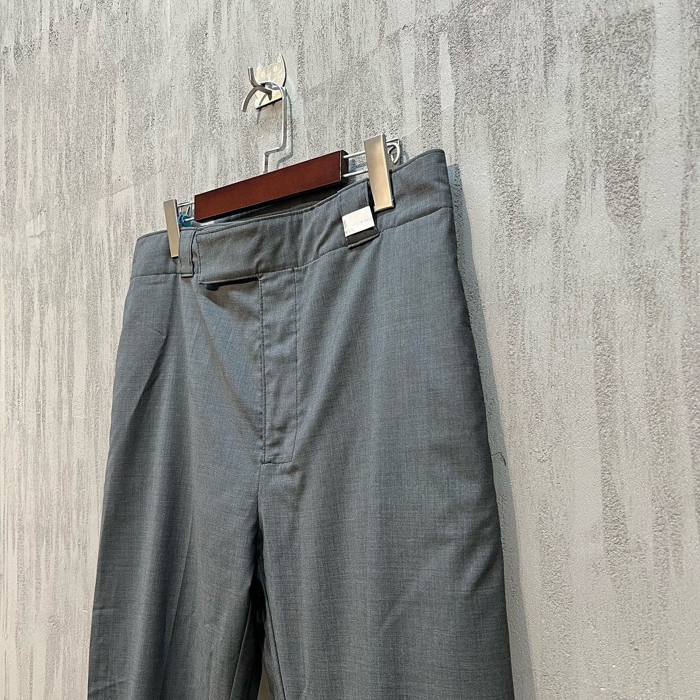 Prada Elegant Gray Wool Trousers Size US 32 / EU 48 - 6 Thumbnail