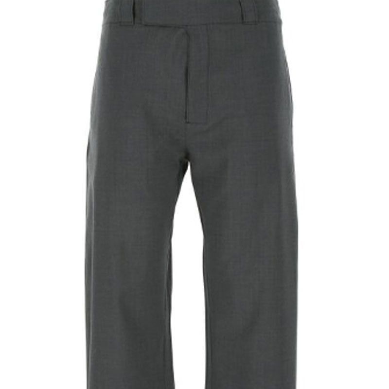 Prada Elegant Gray Wool Trousers Size US 32 / EU 48 - 10 Thumbnail