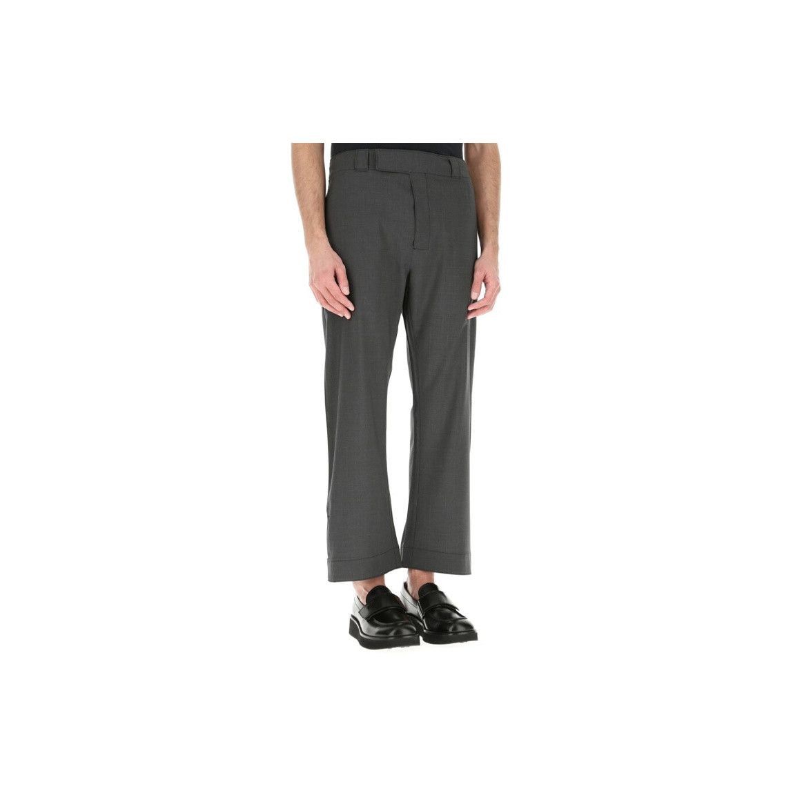 Prada Elegant Gray Wool Trousers Size US 32 / EU 48 - 8 Thumbnail