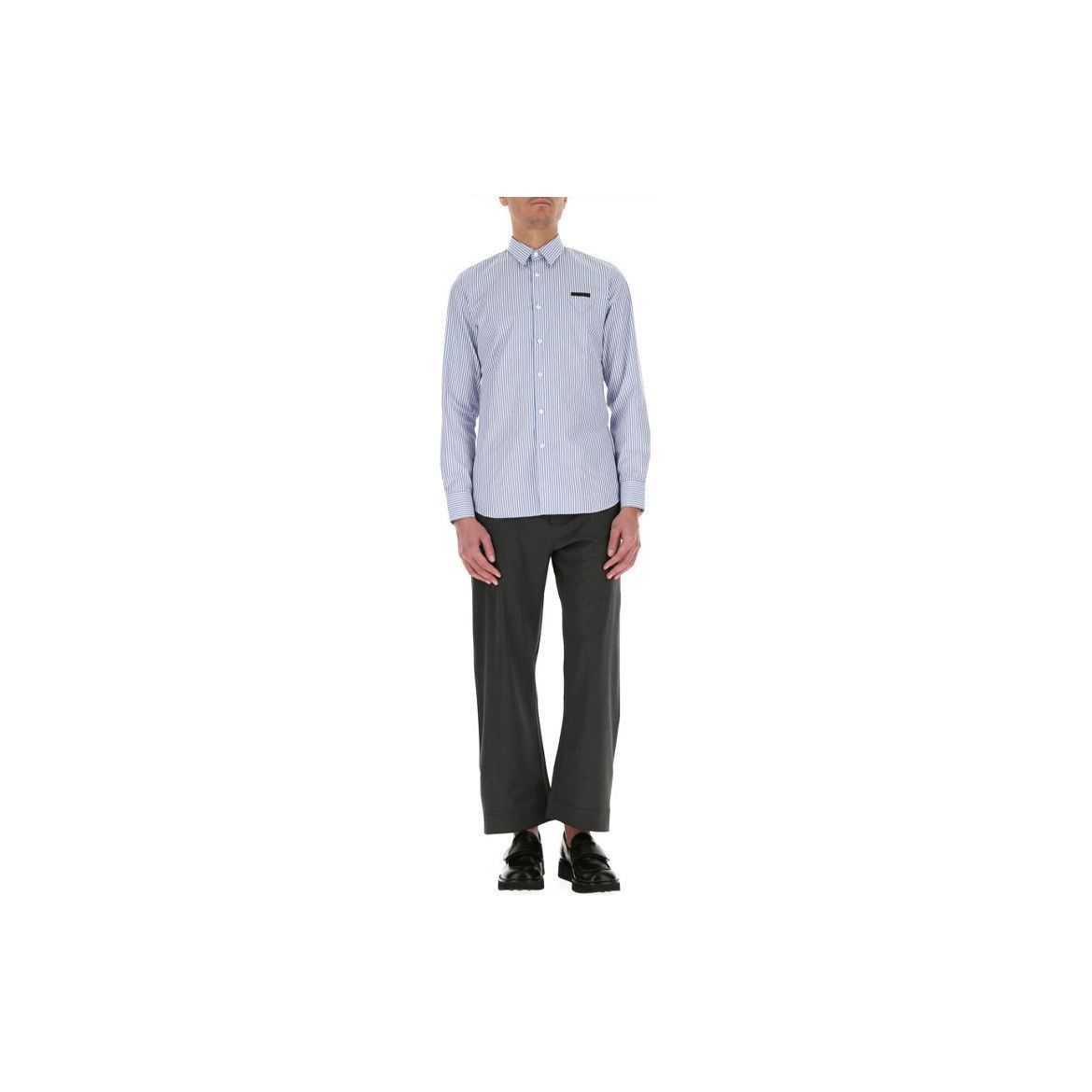 Prada Elegant Gray Wool Trousers Size US 32 / EU 48 - 7 Thumbnail