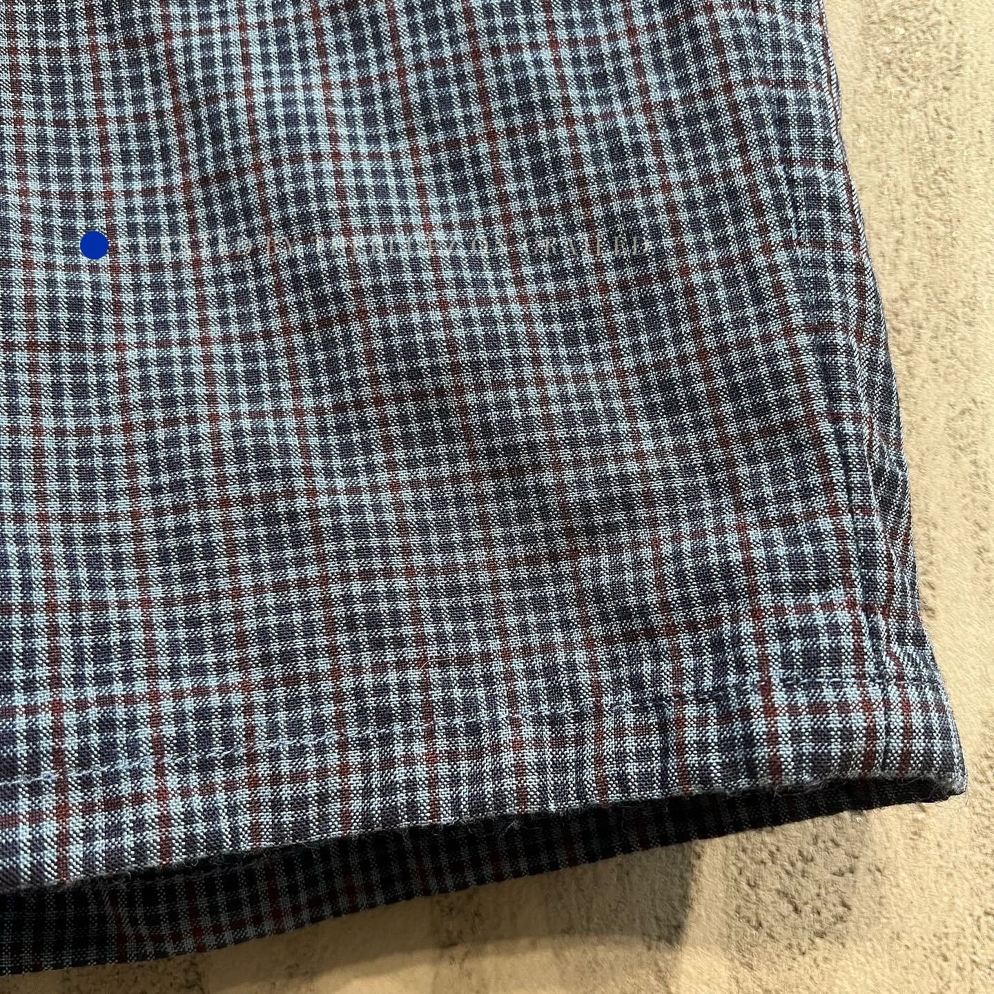Prada Stylish Blue Check Shorts, Size 32 Size US 32 / EU 48 - 9 Thumbnail