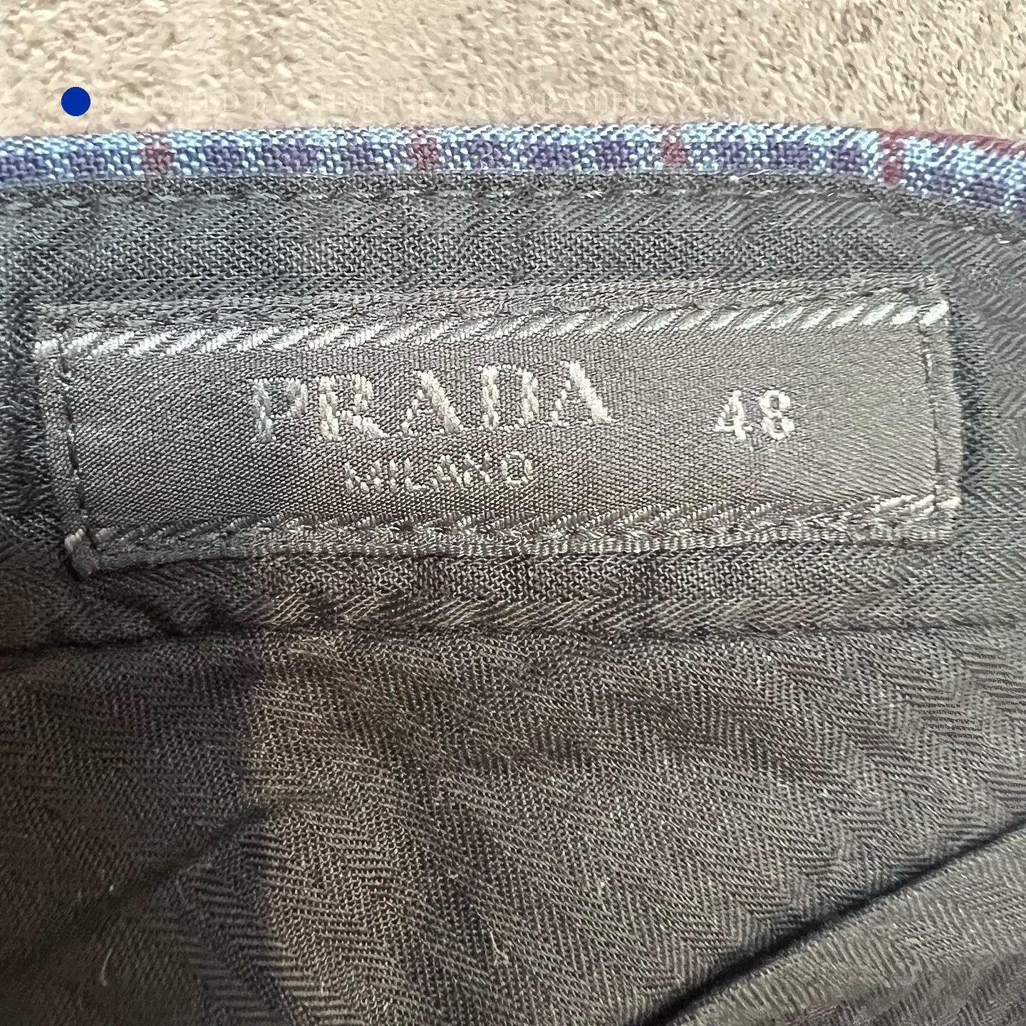 Prada Stylish Blue Check Shorts, Size 32 Size US 32 / EU 48 - 3 Thumbnail