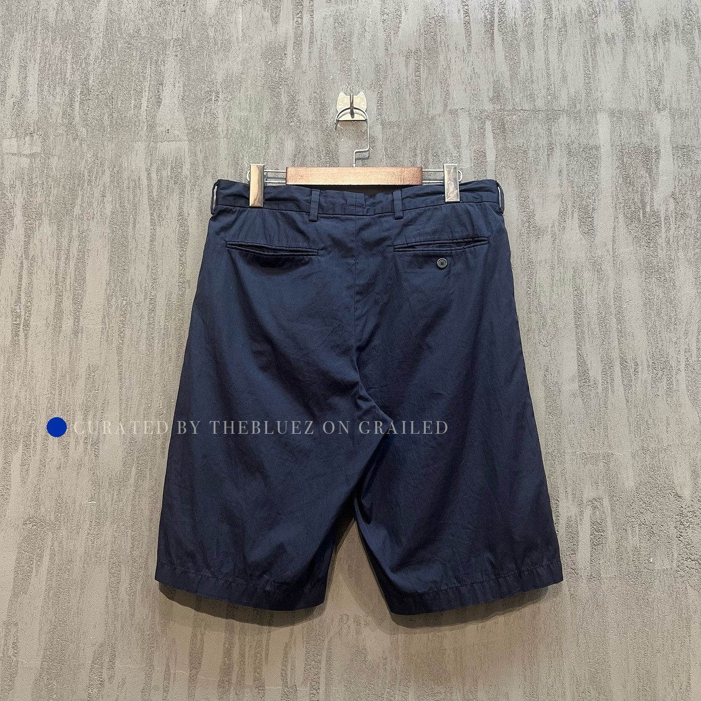 Prada Stylish Blue Cotton Shorts Size 28 Size US 28 / EU 44 - 2 Thumbnail