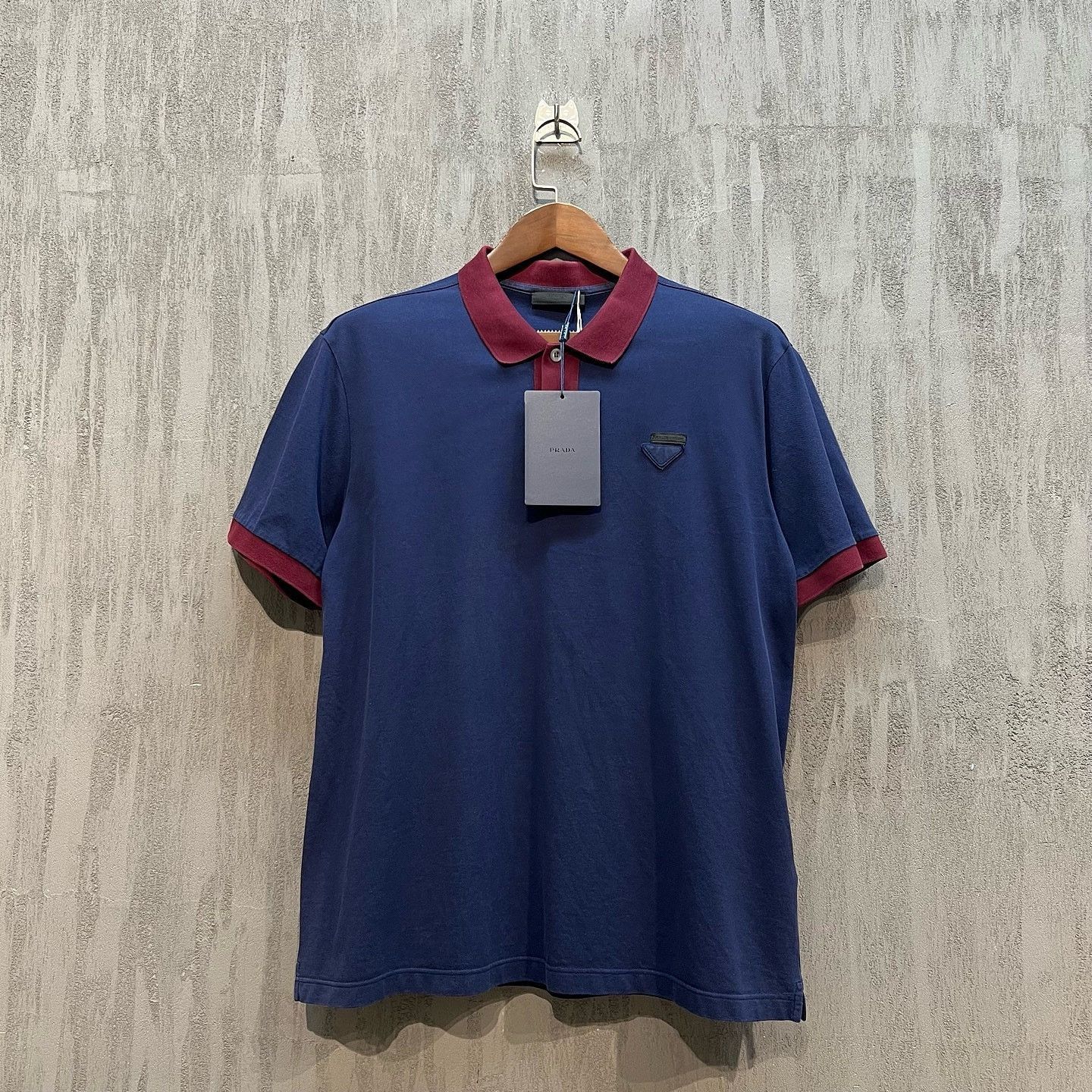 Prada Colorblock Polo in Blue - Size XL Size US XL / EU 56 / 4 - 7 Thumbnail