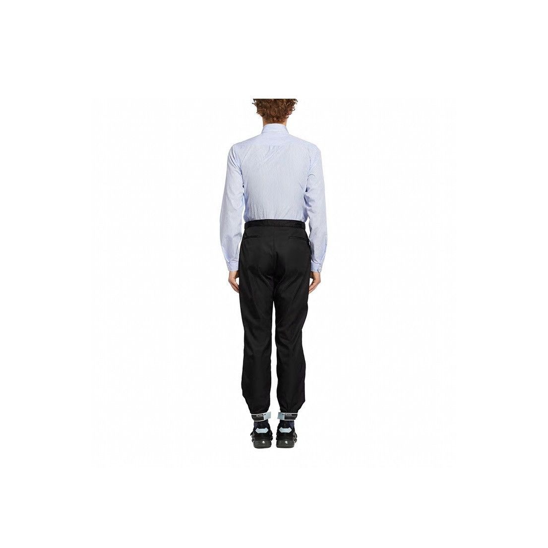 Prada Sleek Black Nylon Joggers Size US 30 / EU 46 - 10 Thumbnail