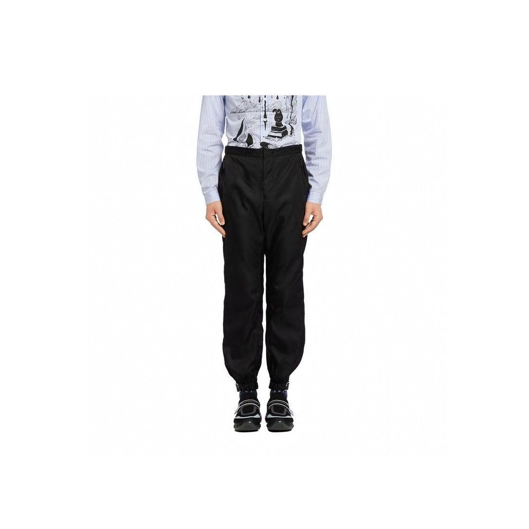 Prada Sleek Black Nylon Joggers Size US 30 / EU 46 - 9 Thumbnail