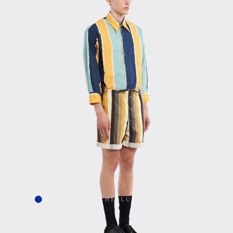 Prada Colorful Striped Casual Shorts Size US 36 / EU 52 - 12 Thumbnail