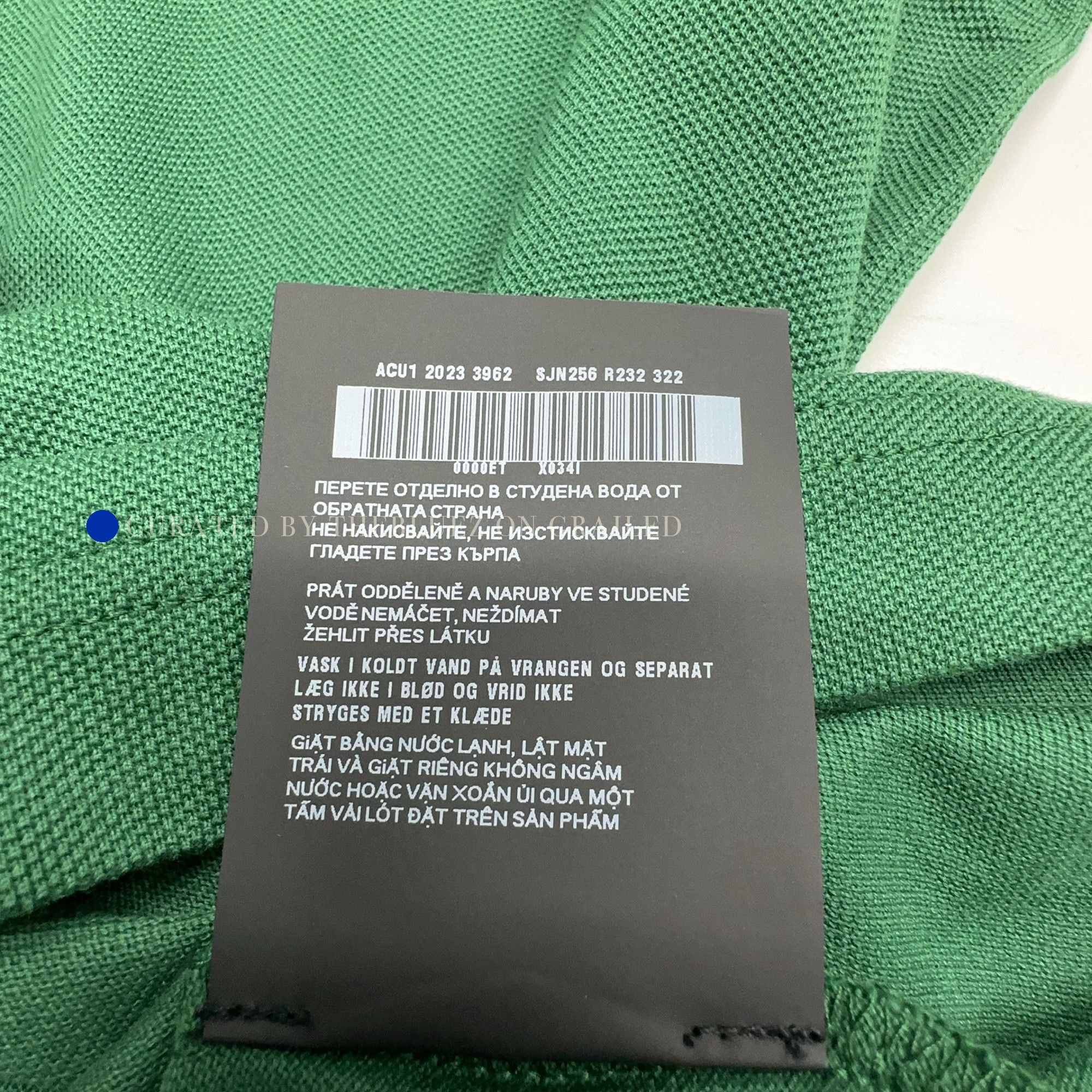 Prada Striped Polo in Green - Size XXL Size US XXL / EU 58 / 5 - 4 Thumbnail