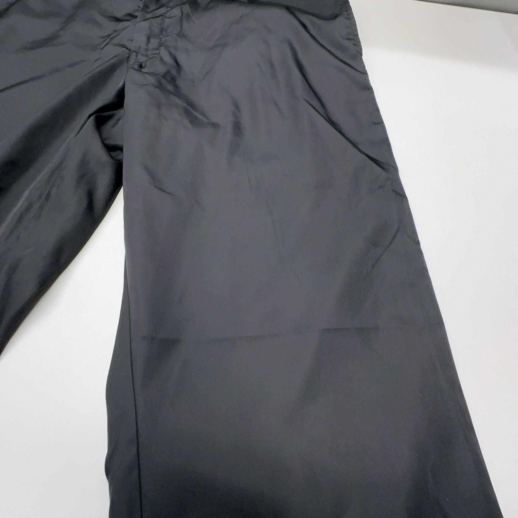 Prada Sleek Black Nylon Casual Pants Size US 34 / EU 50 - 6 Thumbnail