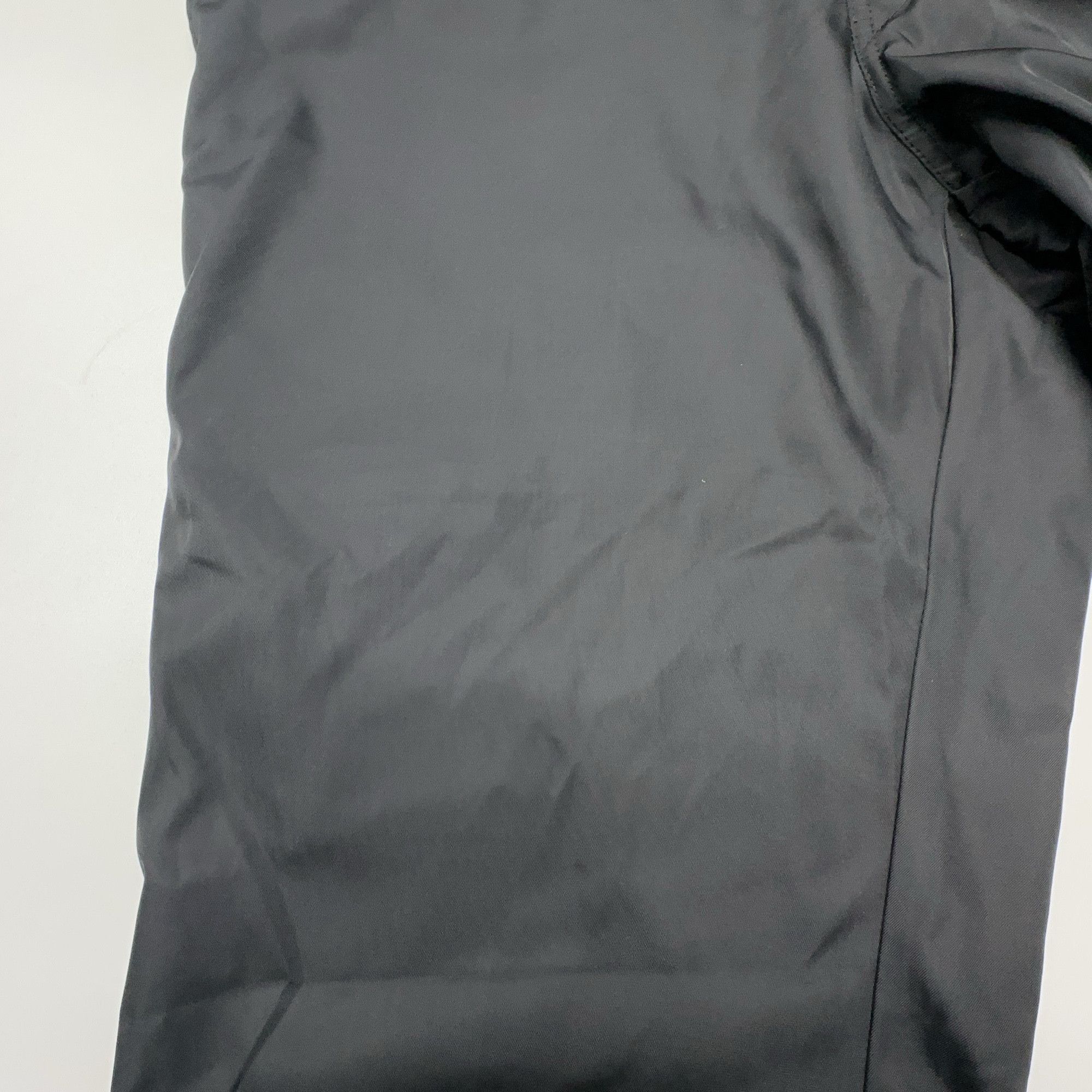Prada Sleek Black Nylon Casual Pants Size US 34 / EU 50 - 5 Thumbnail