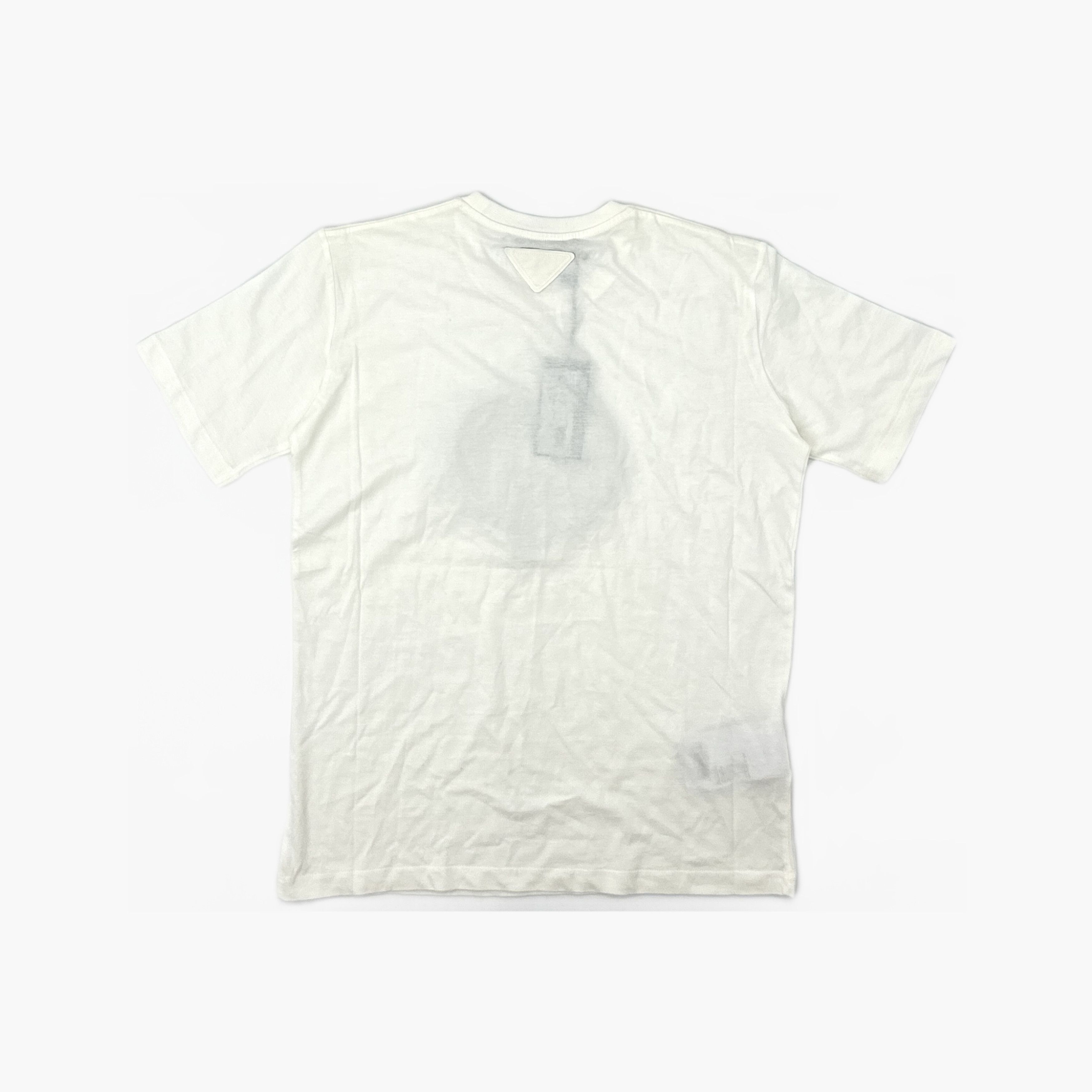 Prada Heart Patch Short Sleeve Tee in White Size US M / EU 48-50 / 2 - 2 Thumbnail