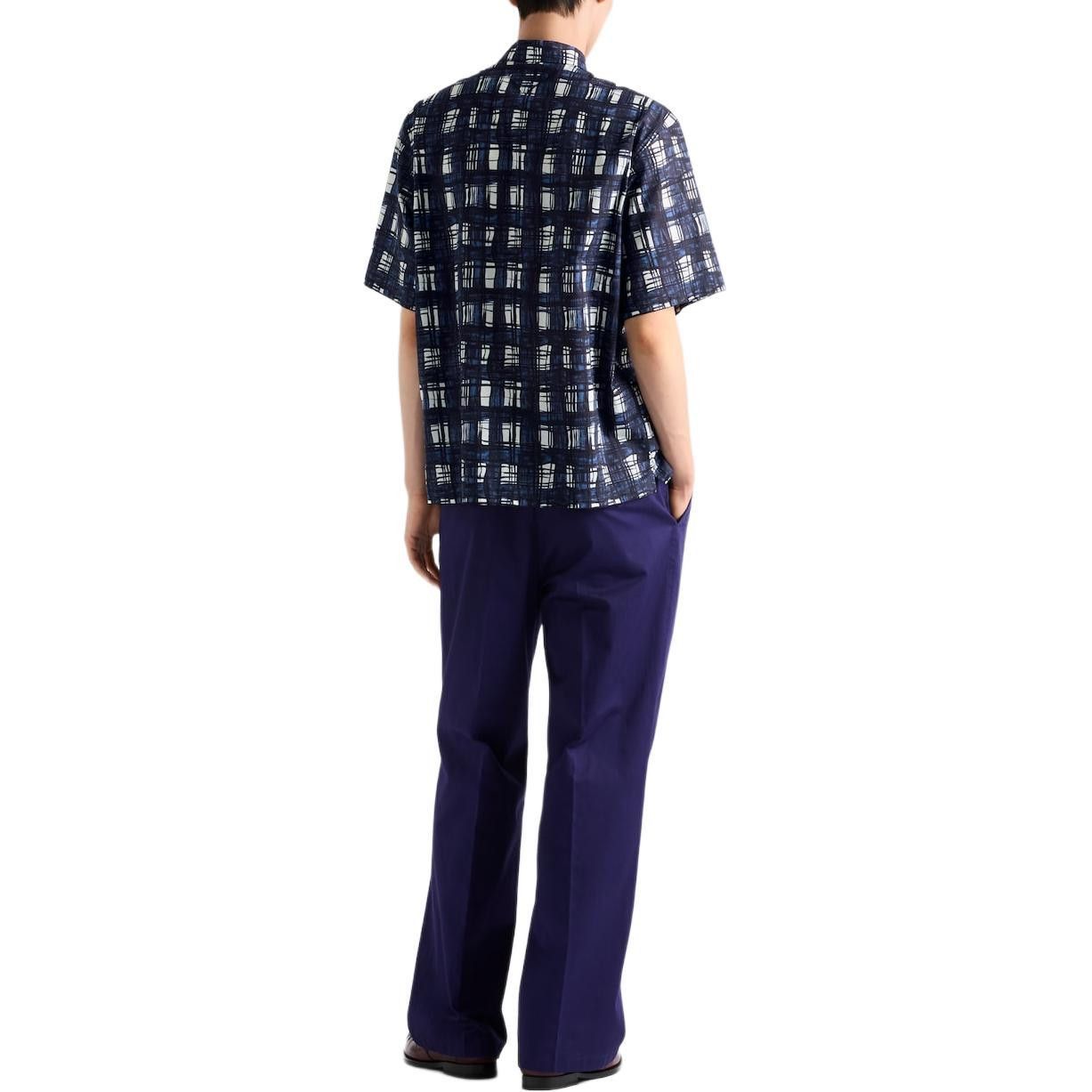 Prada Madras Check Short Sleeve Shirt in Blue Size US L / EU 52-54 / 3 - 8 Thumbnail