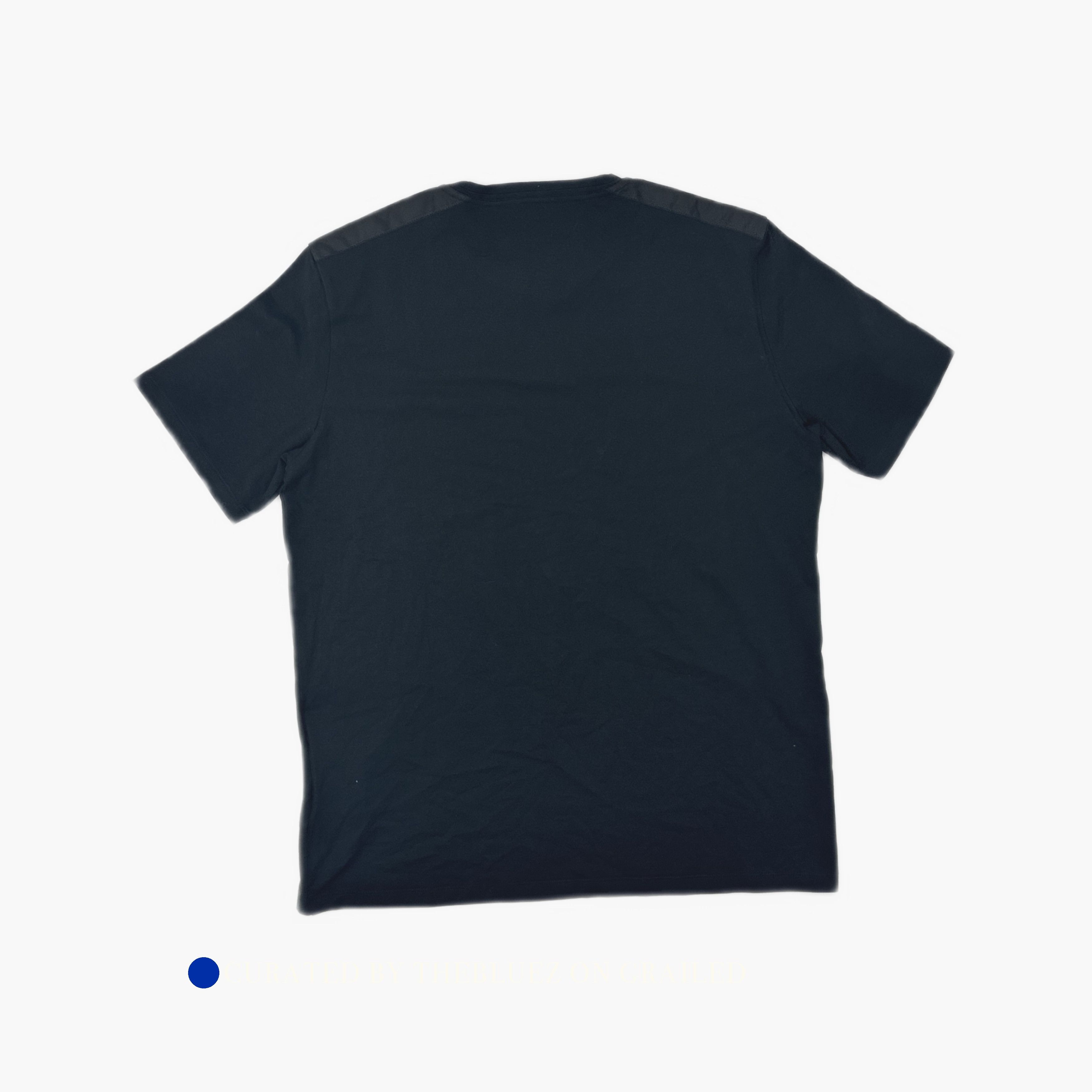 Prada Black Logo Triangle Patch T-Shirt in XXL Size US XXL / EU 58 / 5 - 2 Thumbnail