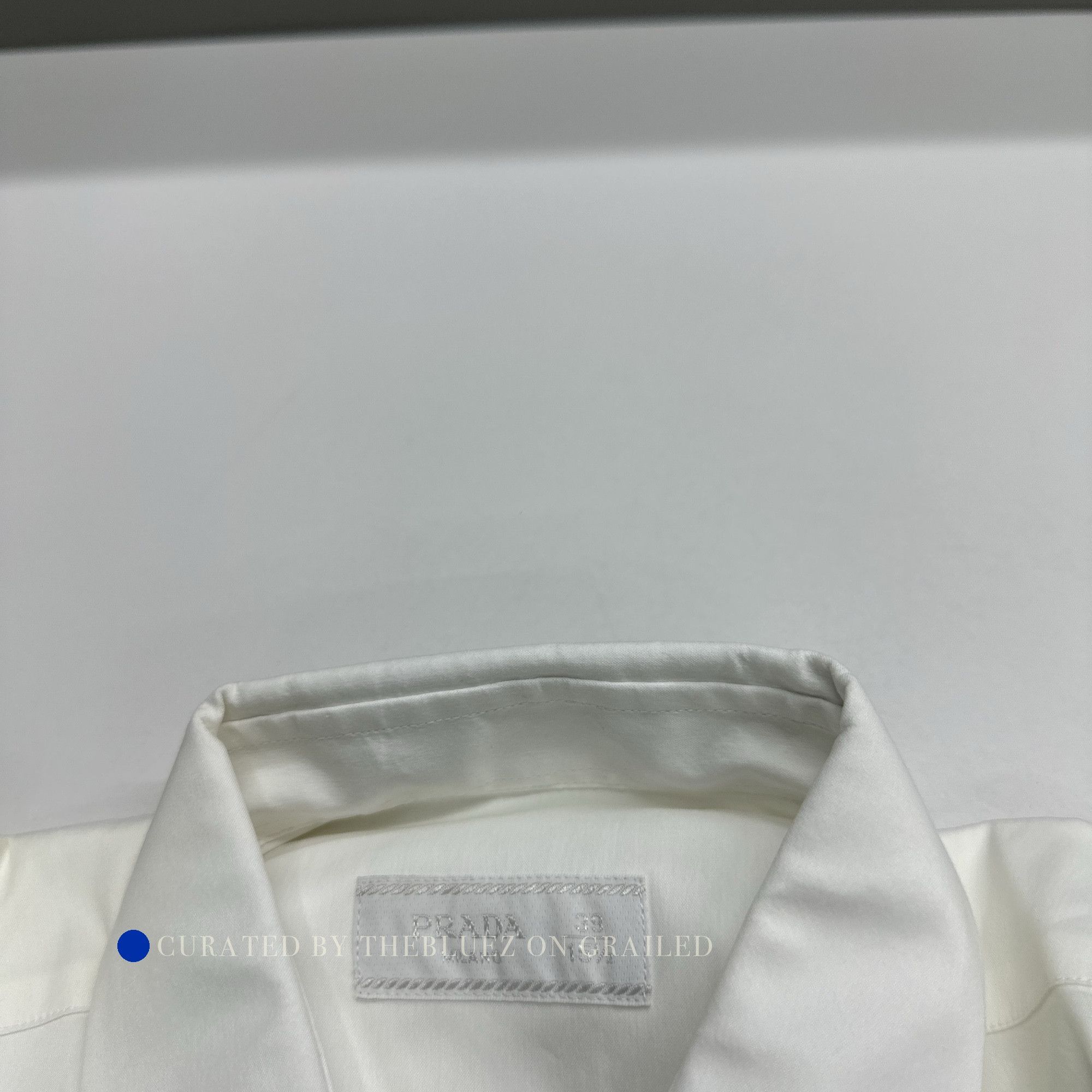 Prada Classic Stretch Button Up Shirt in White Size US M / EU 48-50 / 2 - 3 Thumbnail