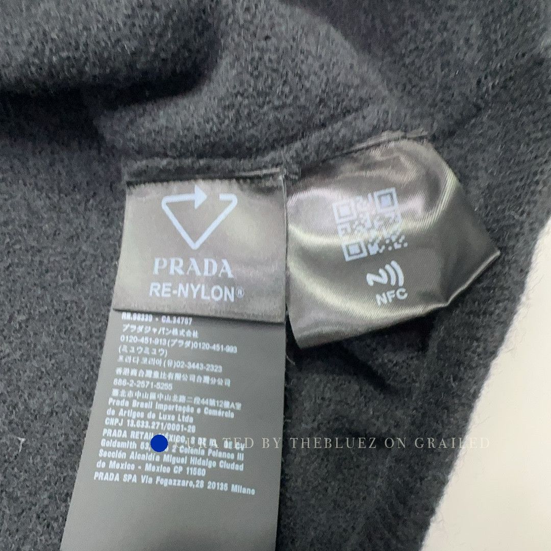 Prada Re-Nylon Pocket Sweater in Black Size US M / EU 48-50 / 2 - 4 Thumbnail