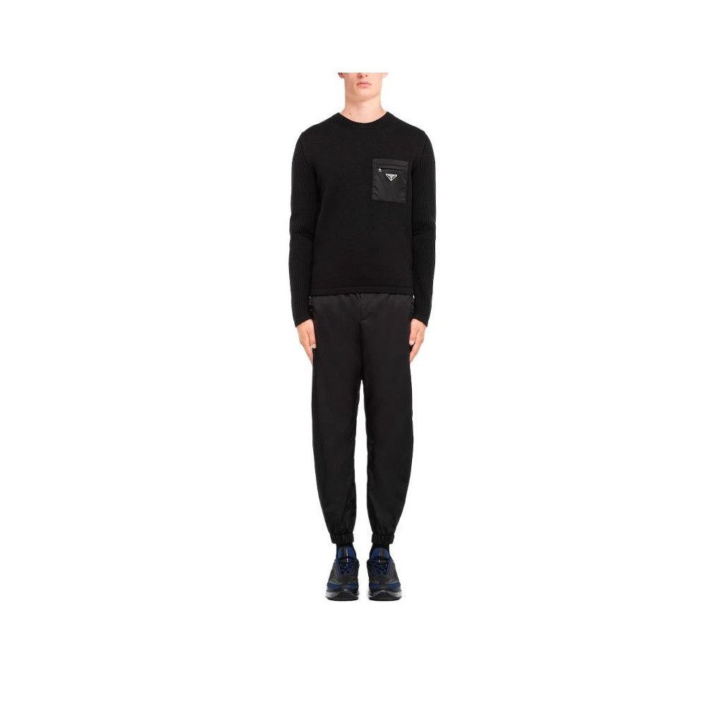 Prada Re-Nylon Pocket Sweater in Black Size US M / EU 48-50 / 2 - 6 Thumbnail