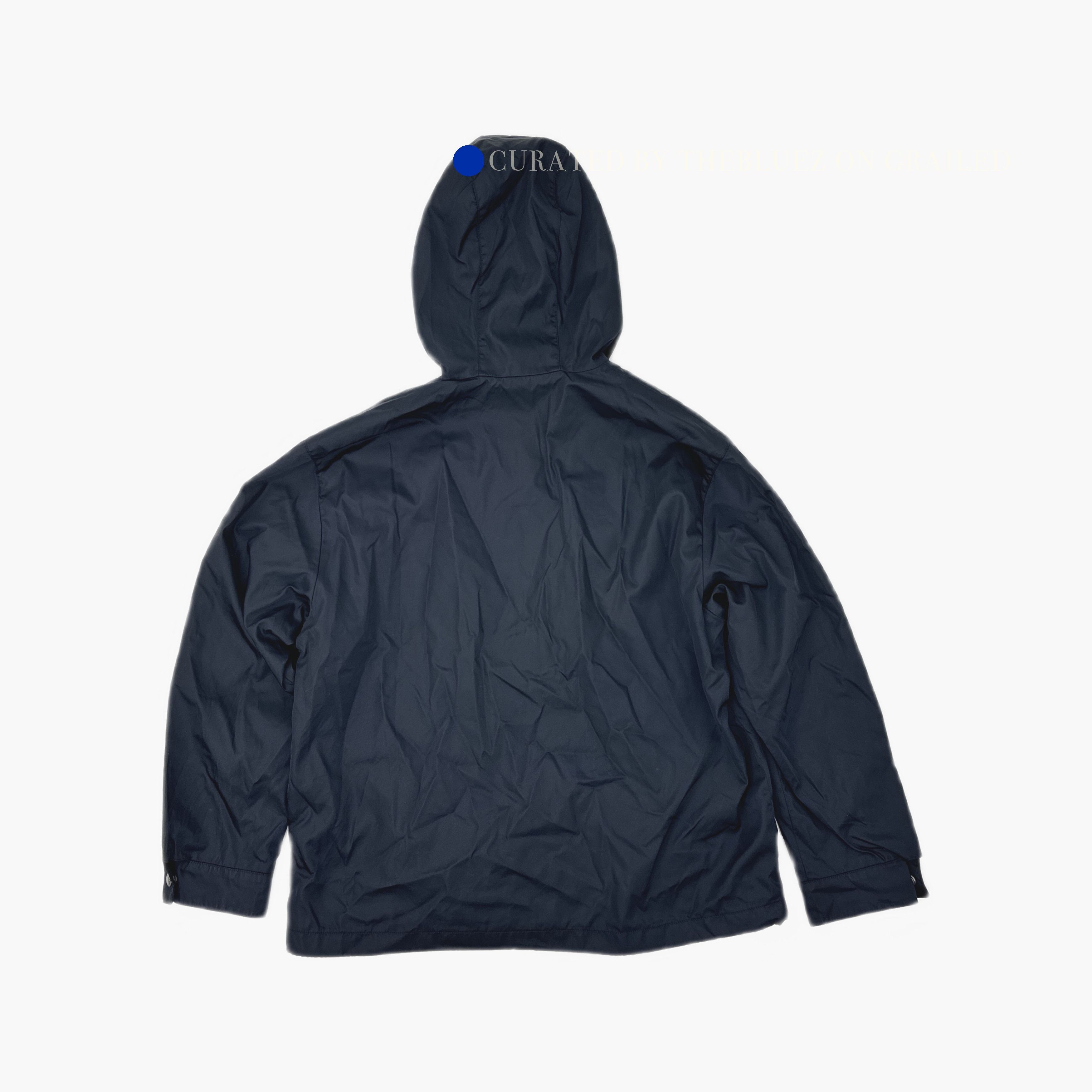 Prada Lightweight Hooded Jacket in Blue Size US L / EU 52-54 / 3 - 2 Thumbnail