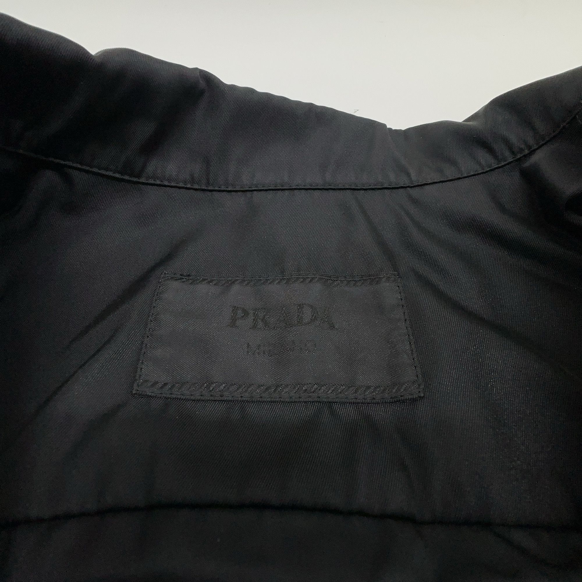 Prada Utility Nylon Shirt in Black, Size M Size US M / EU 48-50 / 2 - 3 Thumbnail